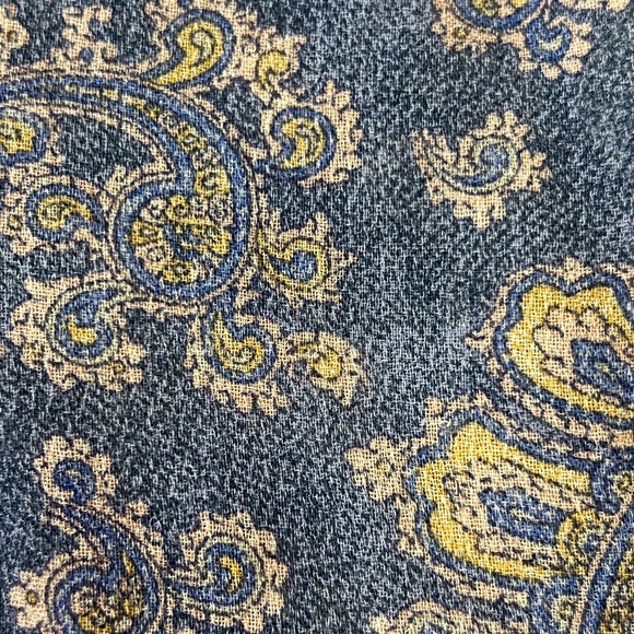 Lucky Brand Long Sleeve Button Down front Sheer Flowing Tunic Top - Picture 11 of 13